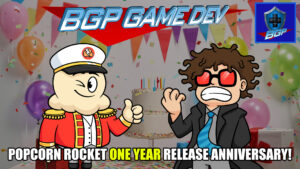 Popcorn Rocket One Year Release Anniversary – BGP Game Dev